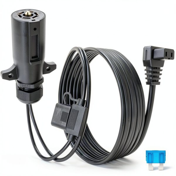 DC 12V Power Cord KarlKers 7 Pin Trailer Connector-0