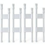 Zubebe RV Refrigerator Bar Adjustable White-0