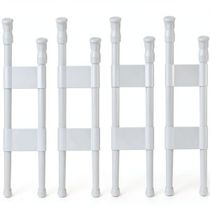 Zubebe RV Refrigerator Bar Adjustable White-0