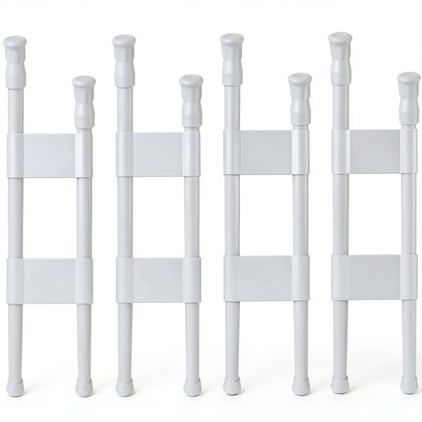 Zubebe RV Refrigerator Bar Adjustable White-0