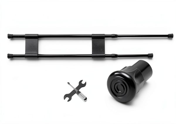 RV Refrigerator Bar Zubebe Double Bar Plastic Metal-1