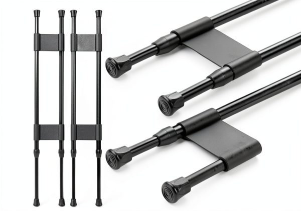 RV Refrigerator Bar Zubebe Double Bar Plastic Metal-0