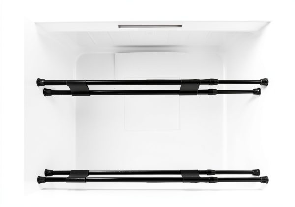 RV Refrigerator Bar Zubebe Double Bar Plastic Metal-2