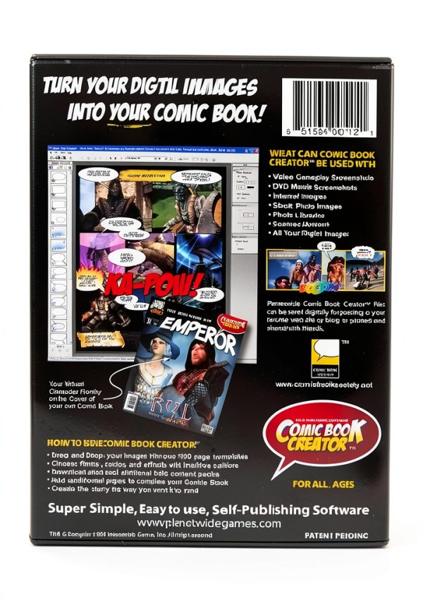 Comic Book Creator by Planetwide Games Software Model 160200101-1