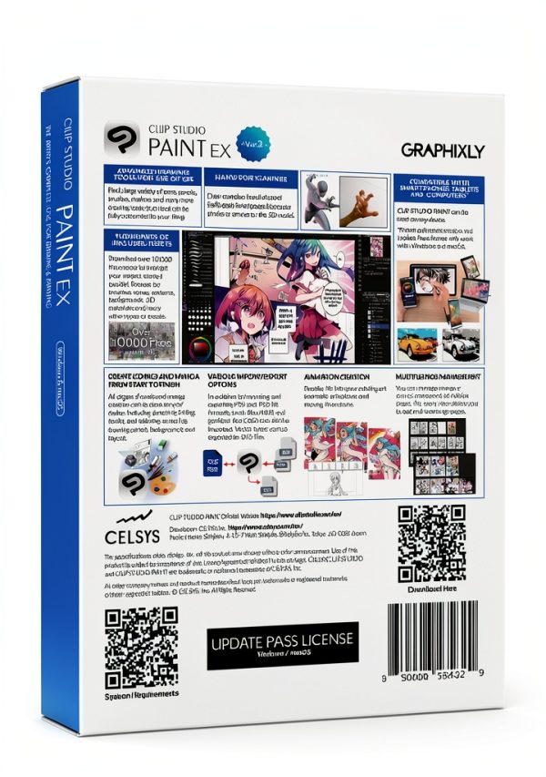 Clip Studio Paint EX Update Pass 12‑Month Graphixly Quarterly Updates-3