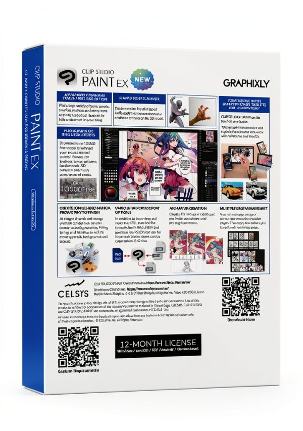 Digital Painting Software Graphixly 12 Month License with 10K Assets-3
