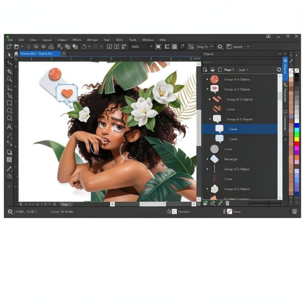 CorelDRAW 2020 Graphic Suite with AI Photo Tools and 7000 Clipart-2