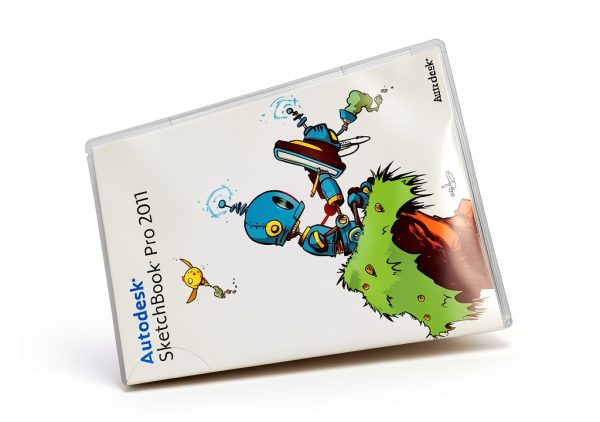 Autodesk SketchBook Pro Digital Art Software with Responsive Brushes-1