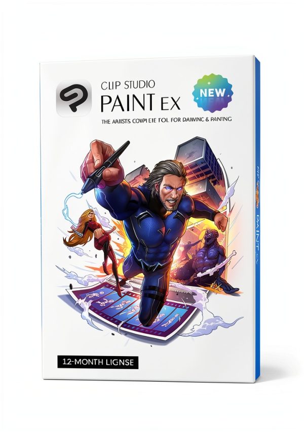 Digital Painting Software Graphixly 12 Month License with 10K Assets-1