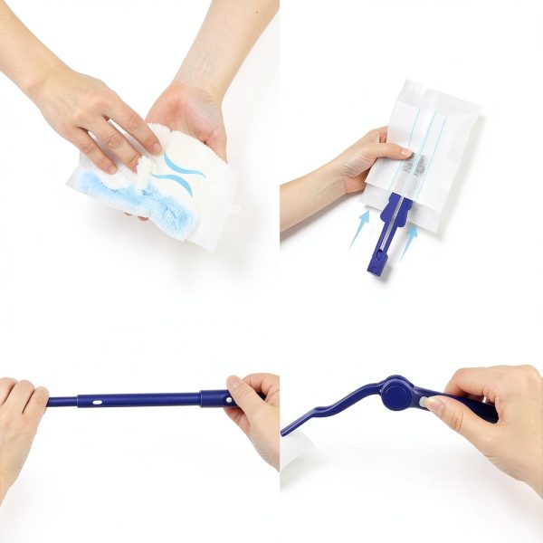 Duster Refills Kit 50 Count - Toughwild One-Sided Electrostatic Blue-5