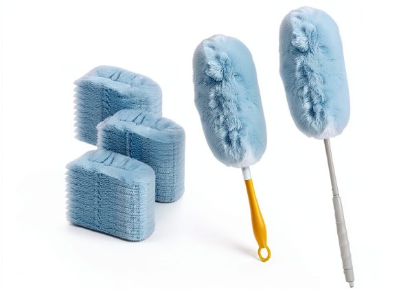 Duster Refills 60 Count EAYBOMC Swiffer Compatible Heavy Duty Blue-0