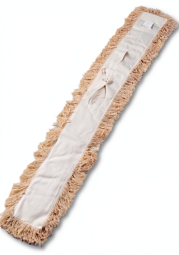 Boardwalk Industrial Dust Mop Head, Hygrade Cotton, 60w X 5d, White-3