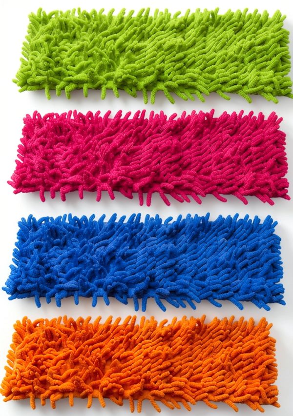 Microfiber Dust Mop Refills Houping 14x4 Inch Finger‑Like Pads-3
