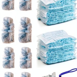 Blue Dusters Refills COEAYO 20 Pack Hand Fluffy Dusting Pads Blue-0