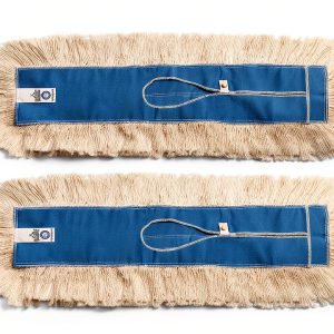 Industrial-Grade Dust Mop Head Refill by Nine Forty 36x5 Cotton 2-Pack-0