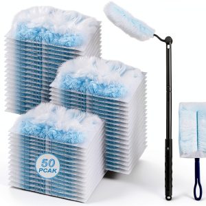 Duster Refills Kit 50 Count - Toughwild One-Sided Electrostatic Blue-0