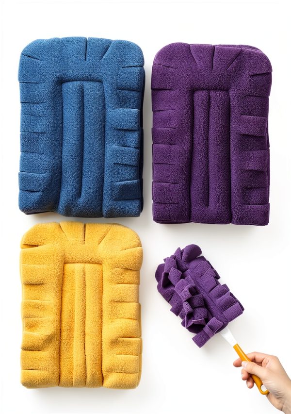 Fleece Duster Refills 6pcs by NOWHYX Reusable 360° Washable Pads-7