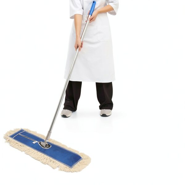 iDeaology 24" Wide Cotton Dust Mop Head Refill 2 Pack Extra Thick-2