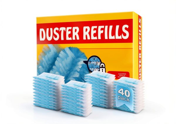 Electrostatic Duster Refills 40 Count Ftutom for Swiffer Unscented-0