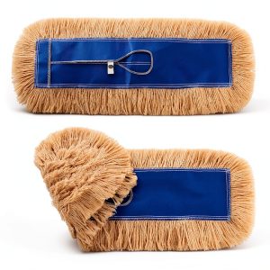 iDeaology 24" Wide Cotton Dust Mop Head Refill 2 Pack Extra Thick-0