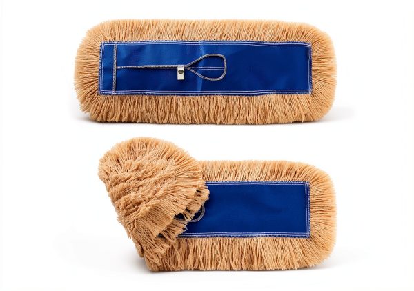 iDeaology 24" Wide Cotton Dust Mop Head Refill 2 Pack Extra Thick-0