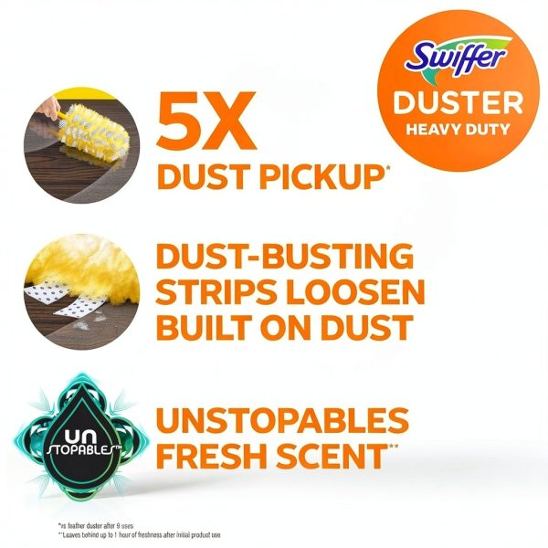 Swiffer Dusters Heavy Duty Refills Unstopables Scent 24 Count-1