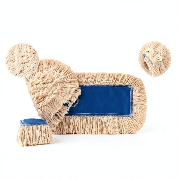iDeaology 24" Wide Cotton Dust Mop Head Refill 2 Pack Extra Thick-4