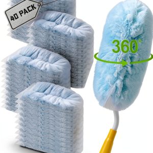 Duster Refills 40 Count Kit by HAYEGO Heavy Duty Microfiber Dust Mop-0